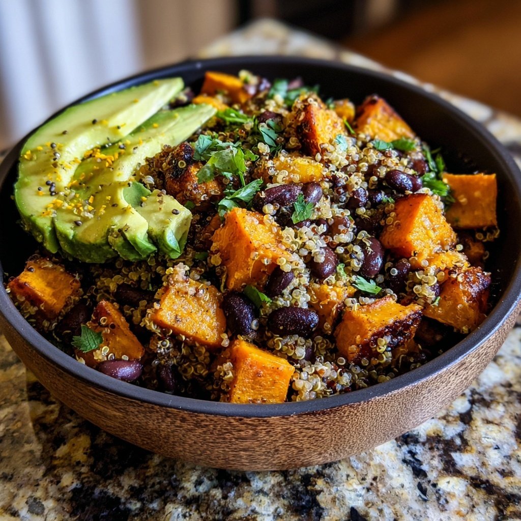 Sweet Potato Veggie Grain Bowl