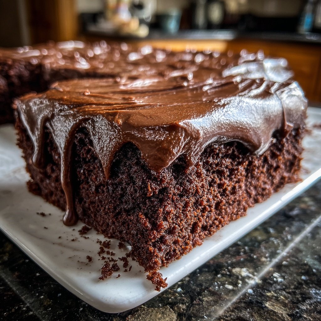 Chocolate Sheet Cake With Frosting