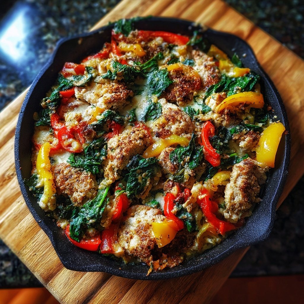 High Protein Turkey Dinner Skillet