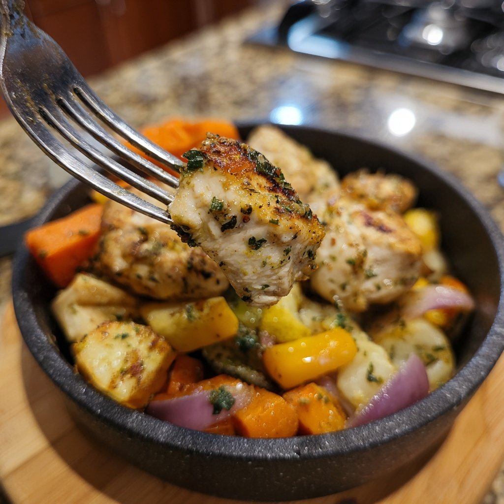 Grilled Lemon Herb Chicken Bowl