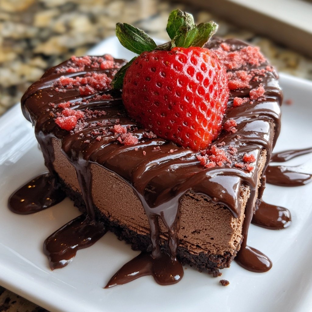 Mini Heart Cake with Chocolate Mousse