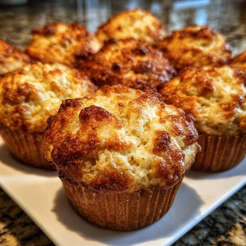 Cottage Cheese Banana Muffins