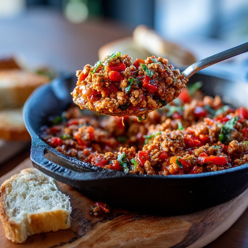 Ground Turkey Sloppy Joe Skillet