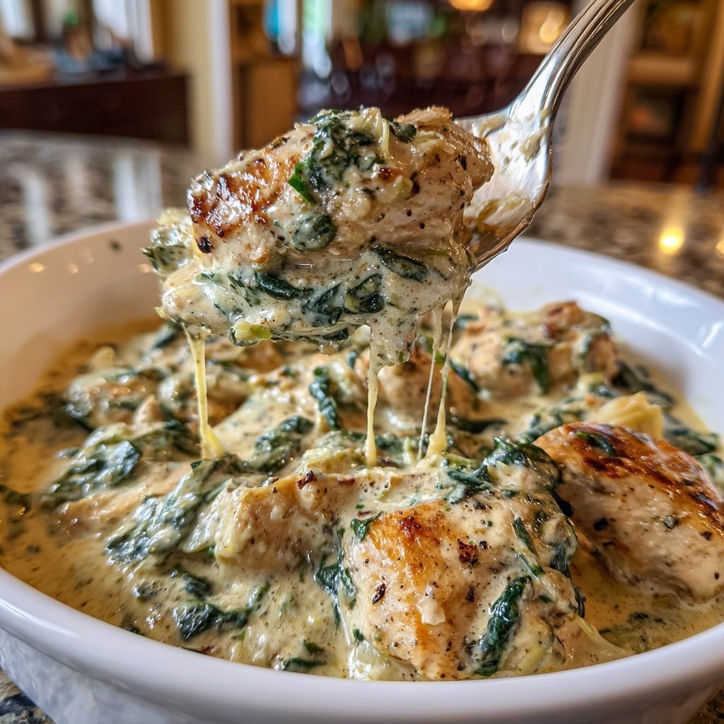 Creamy Tuscan Chicken With Spinach