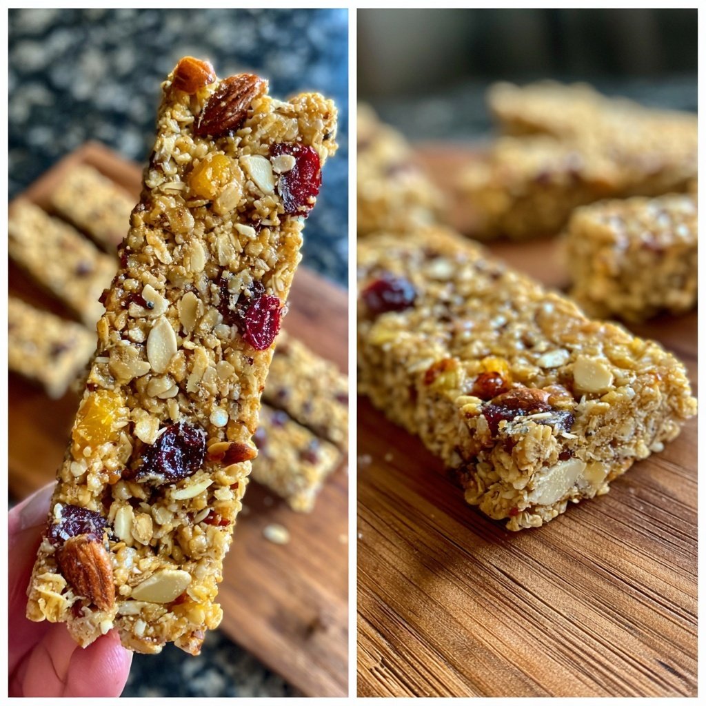 Healthy No Bake Oat Snack Bars