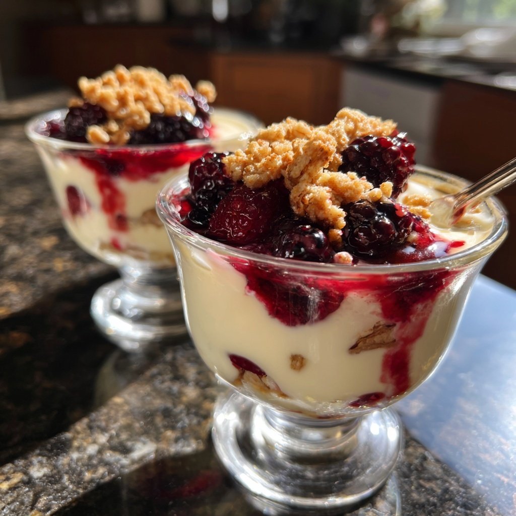 Vanilla Berry Yogurt Parfaits