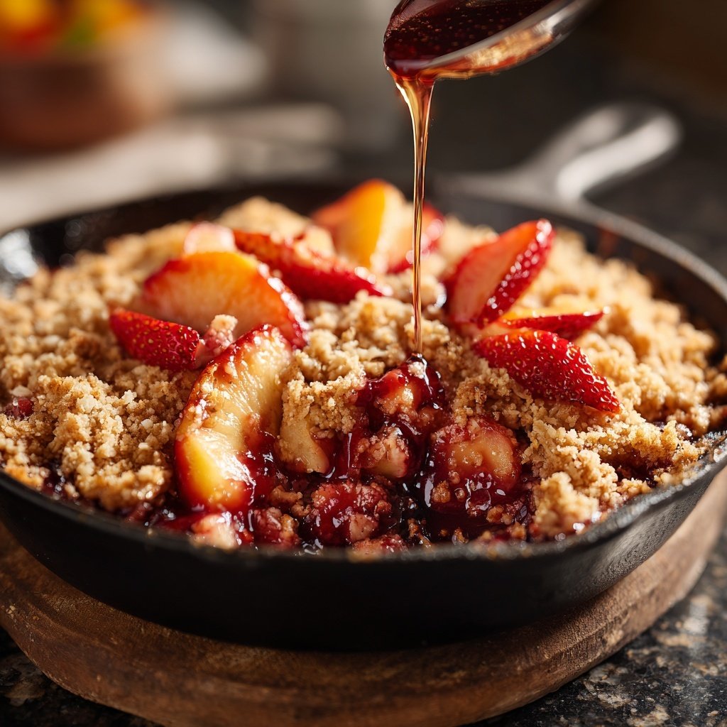 Strawberry Peach Crisp