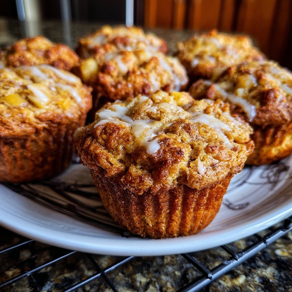 Healthy Apple Cinnamon Muffins