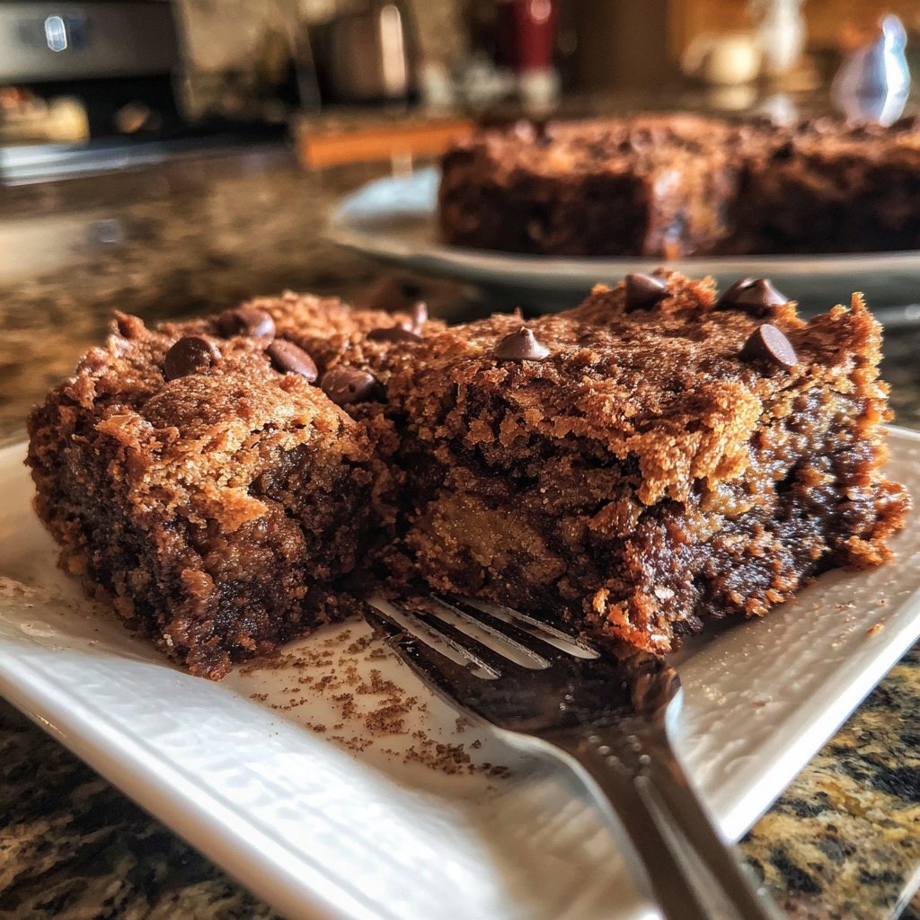 Cottage Cheese Brownies with Cinnamon Sugar